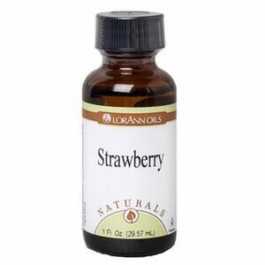 Lorann Oils Natural Strawberry Flavor 1 Ounce Bottle